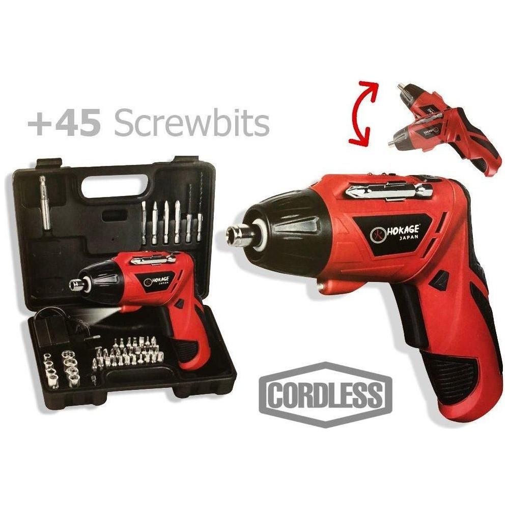 Hokage HKG-CS45K Cordless Screwdriver Kit with Case - Goldpeak Tools PH Hokage Hokage HKG-CS45K Cordless Screwdriver Kit with Case - Goldpeak Tools PH Hokage